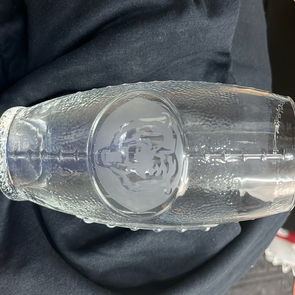 Chicago Bears Football beer glass